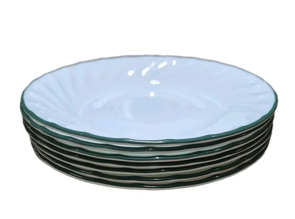 Corelle Callaway Ivy Swirl Saucer Plates 6 1/4
